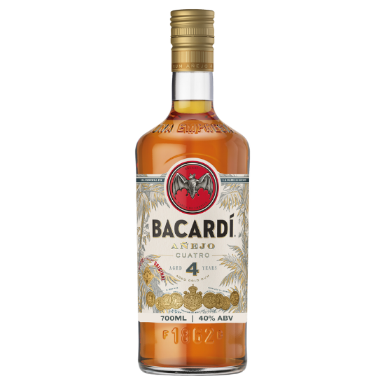 Picture of Bacardí 4YO Añejo Cuatro Rum 700ml