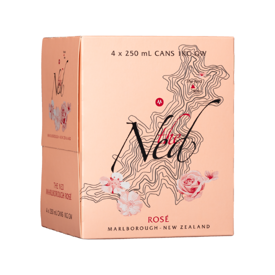 Picture of The Ned Rosé Cans 4x250ml