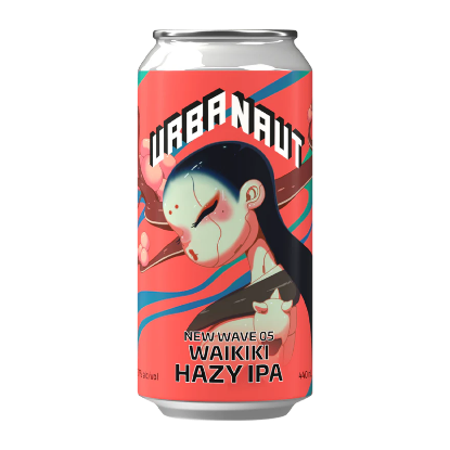 Picture of Urbanaut New Wave 05 Waikiki Hazy IPA Can 440ml