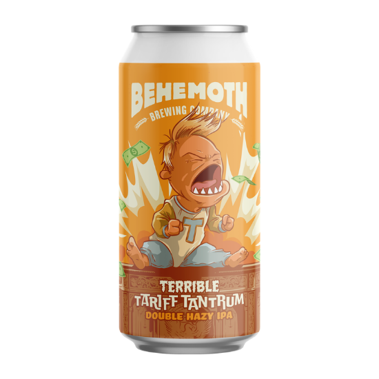 Picture of Behemoth Terrible Tariff Tantrum Double Hazy IPA Can 440ml