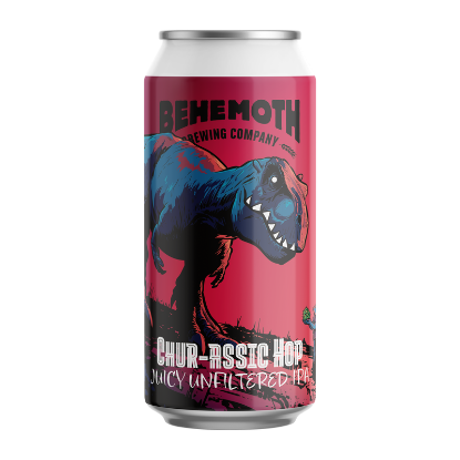 Picture of Behemoth Chur-assic Hop Juicy Unfiltered IPA Can 440ml