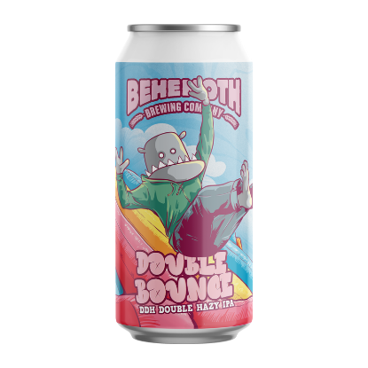 Picture of Behemoth Double Bounce DDH Double Hazy IPA Can 440ml