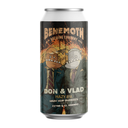 Picture of Behemoth Hazy Hop Buddies #43 Don & Vlad Hazy IPA Can 440ml