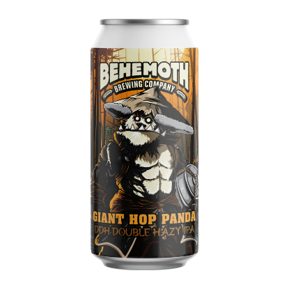 Picture of Behemoth Giant Hop Panda DDH Double Hazy IPA Can 440ml