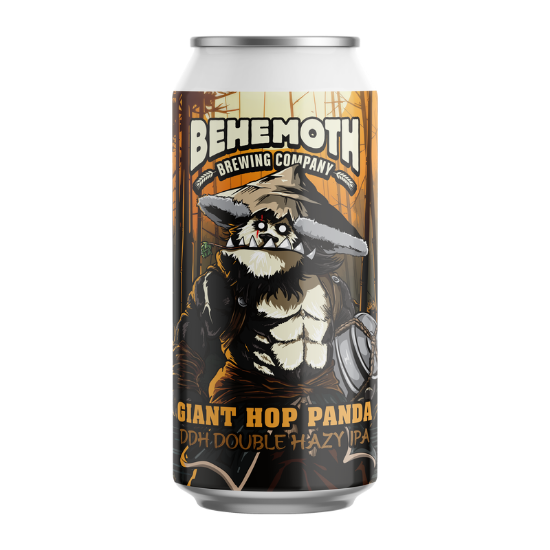 Picture of Behemoth Giant Hop Panda DDH Double Hazy IPA Can 440ml