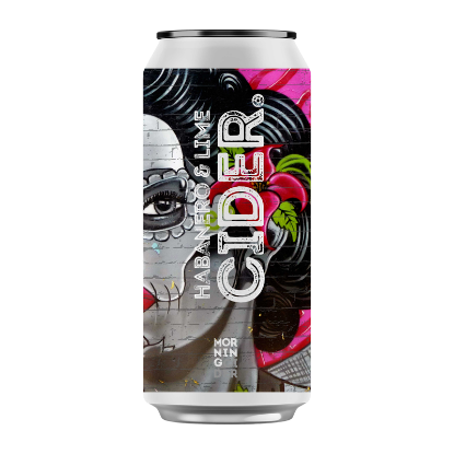 Picture of Morningcider Habanero & Lime Cider Can 440ml