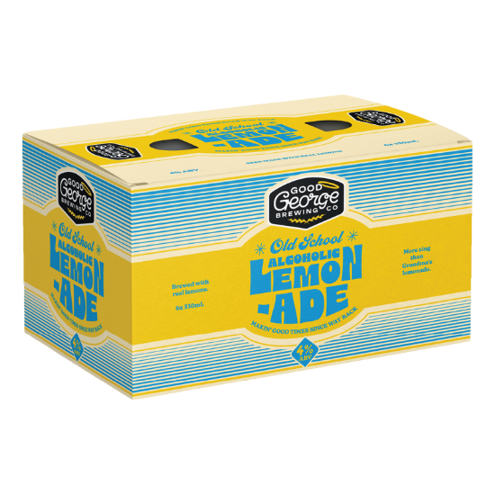 Picture of Good George Old School Alcoholic Lemonade 4% Cans 6x330ml