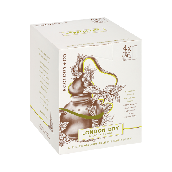 Picture of Ecology & Co. London Dry & Light Tonic Cans 4x250ml