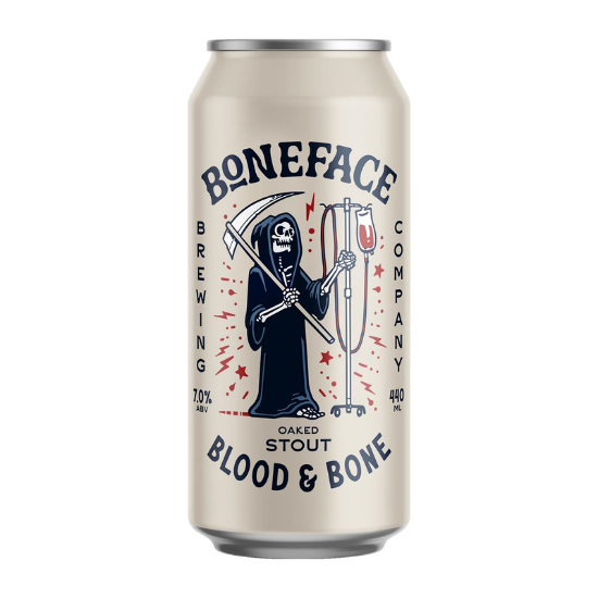 Picture of Boneface Blood & Bone Oaked Stout Can 440ml