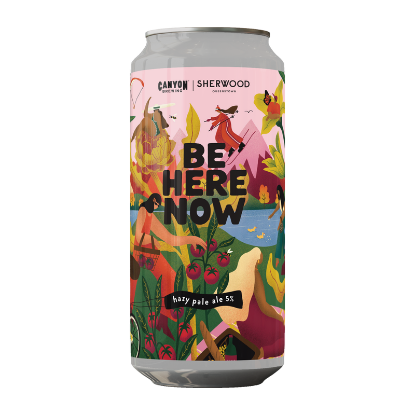 Picture of Canyon Brewing Be Here Now Hazy Pale Ale Can 440ml