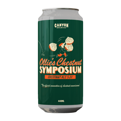 Picture of Canyon Brewing Ollie's Chestnut Symposium Chestnut Ale Can 440ml
