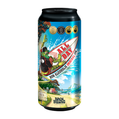 Picture of Bach Brewing All Day Non-Alcoholic Original IPA Can 440ml