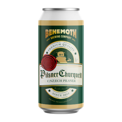 Picture of Behemoth Pilsner Churquell C(NZ)ech Pilsner Can 440ml
