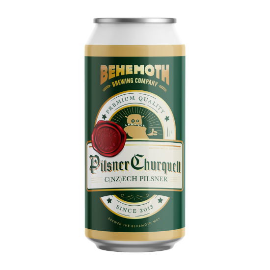Picture of Behemoth Pilsner Churquell C(NZ)ech Pilsner Can 440ml
