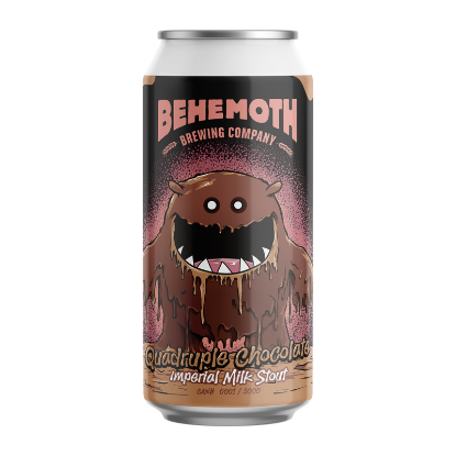 Picture of Behemoth Quadruple Chocolate Imperial Milk Stout Can 440ml