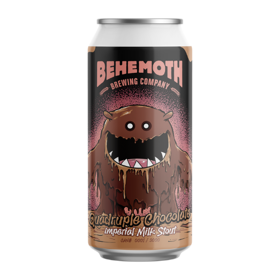 Picture of Behemoth Quadruple Chocolate Imperial Milk Stout Can 440ml