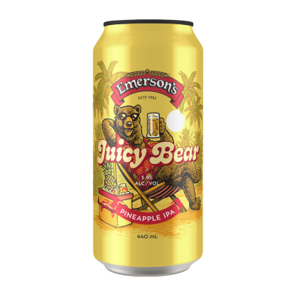 Picture of Emerson's Juicy Bear Pineapple IPA Can 440ml