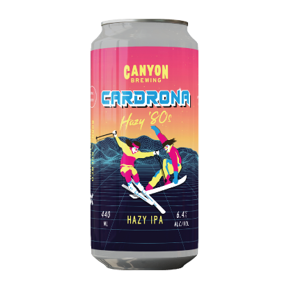 Picture of Canyon Brewing Cardrona Hazy '80s Hazy IPA Can 440ml