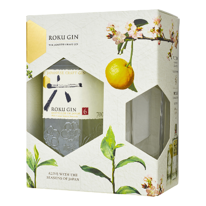 Picture of Suntory Roku The Japanese Craft Gin & Glass Gift Pack 700ml
