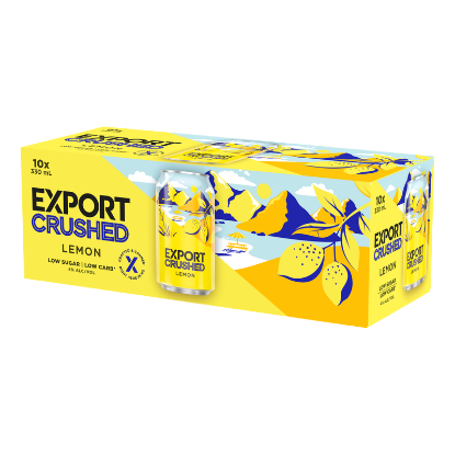 Picture of Export Crushed Lemon Cans 10x330ml