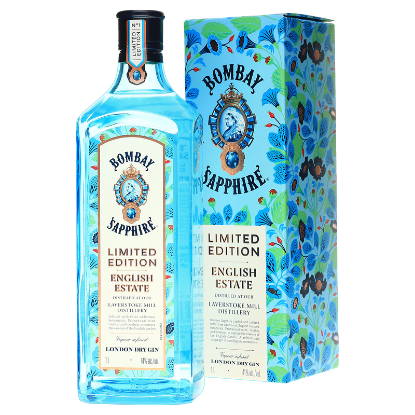 Show details for Bombay Sapphire Limited Edition English Estate Gin 1 Litre Picture of Bombay Sapphire Limited Edition English Estate Gin 1 Litre