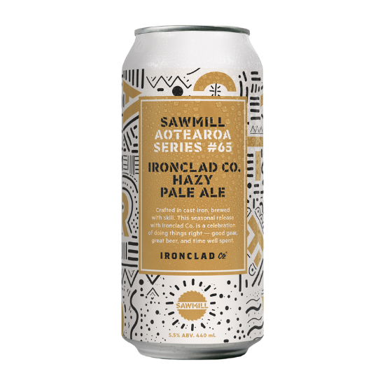 Picture of Sawmill Aotearoa Series #65 Ironclad Co. Hazy Pale Ale Can 440ml