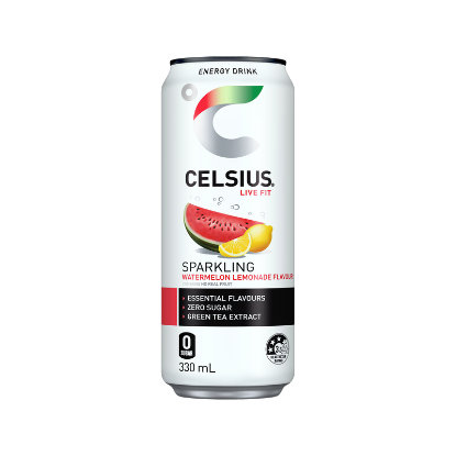 Picture of Celsius Sparkling Watermelon Lemonade Can 330ml