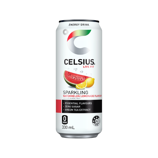 Picture of Celsius Sparkling Watermelon Lemonade Can 330ml