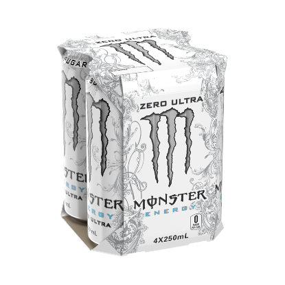 Picture of Monster Energy Ultra Zero Cans 4x250ml