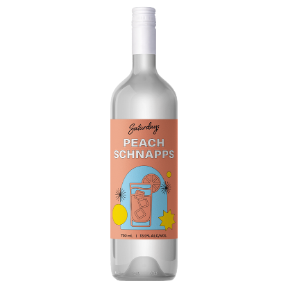 Picture of Saturdays Peach Schnapps 13.9% 750ml