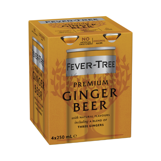 Picture of Fever-Tree Premium Ginger Beer Cans 4x250ml