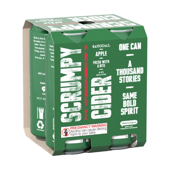 Picture of Scrumpy Cider Apple Cans 4x500ml