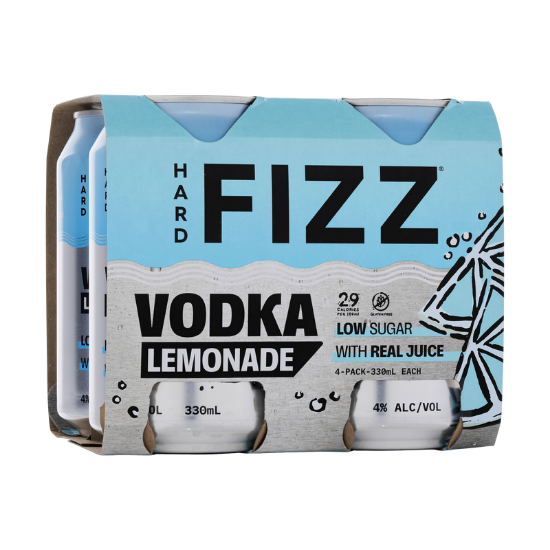 Picture of Hard Fizz Vodka Lemonade 4% Cans 4x330ml