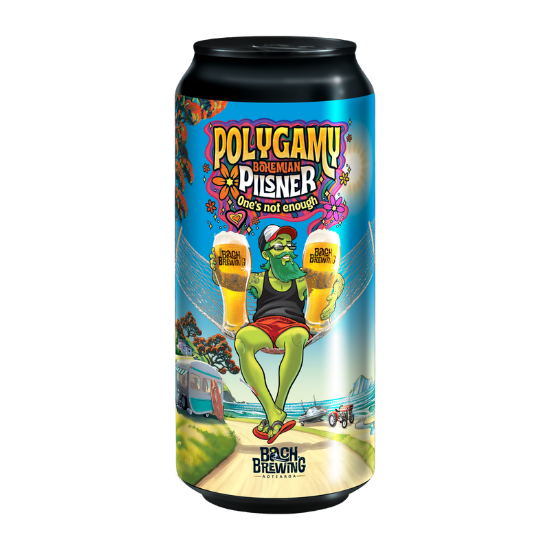 Picture of Bach Brewing Polygamy Bohemian Pilsner Can 440ml