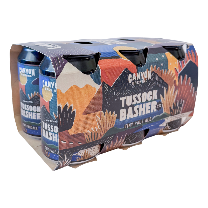 Picture of Canyon Brewing Tussock Basher Tiny Pale Ale 2.5% Cans 6x330ml