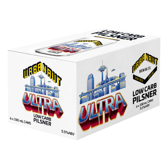 Picture of Urbanaut Ultra Low Carb Pilsner Cans 6x330ml