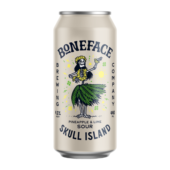 Picture of Boneface Skull Island Pineapple & Lime Sour Can 440ml