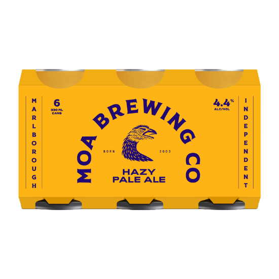 Picture of Moa Brewing Co Hazy Pale Ale Cans 6x330ml