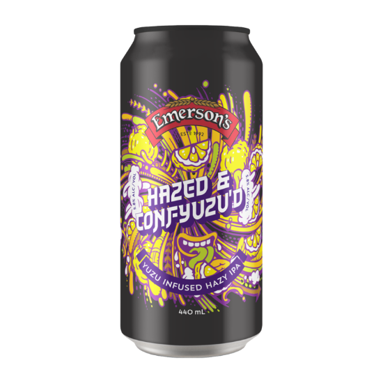 Picture of Emerson's Hazed & Confyuzu'd Yuzu Infused Hazy IPA Can 440ml