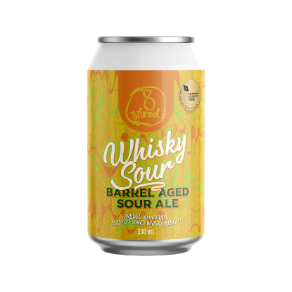 Picture of 8 Wired Whisky Sour Barrel Aged Sour Ale Can 330ml