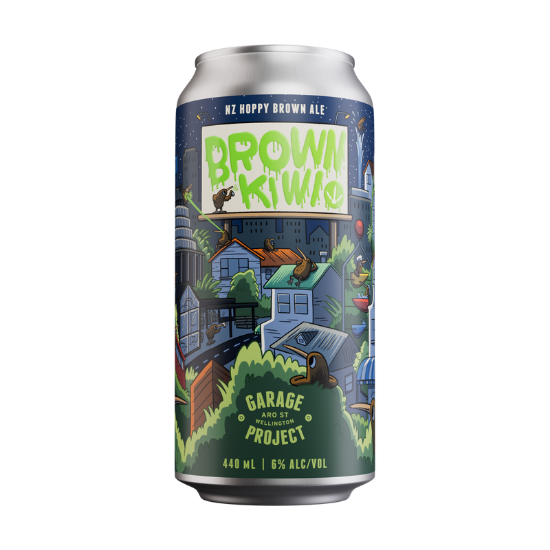 Picture of Garage Project Brown Kiwi NZ Hoppy Ale Can 440ml