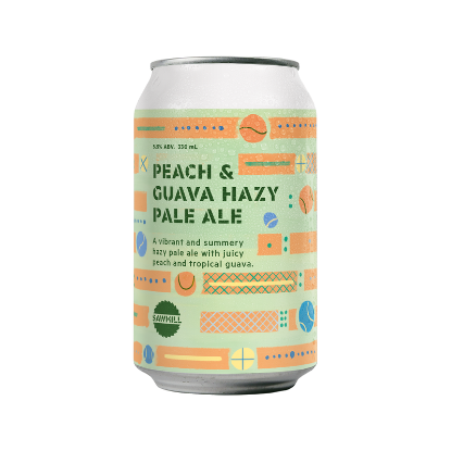 Picture of Sawmill Peach & Guava Hazy Pale Ale Can 330ml