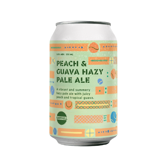 Picture of Sawmill Peach & Guava Hazy Pale Ale Can 330ml