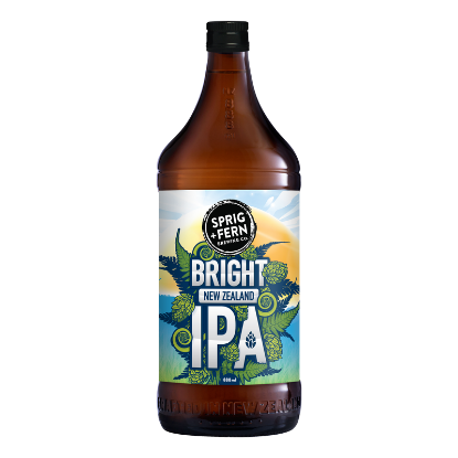 Picture of Sprig & Fern Bright New Zealand IPA Bottle 888ml