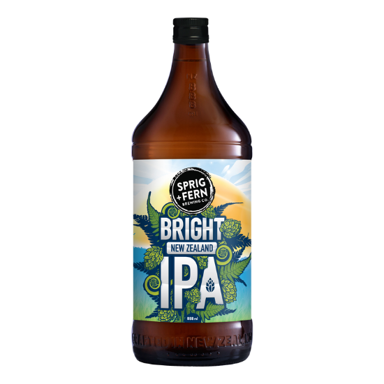 Picture of Sprig & Fern Bright New Zealand IPA Bottle 888ml