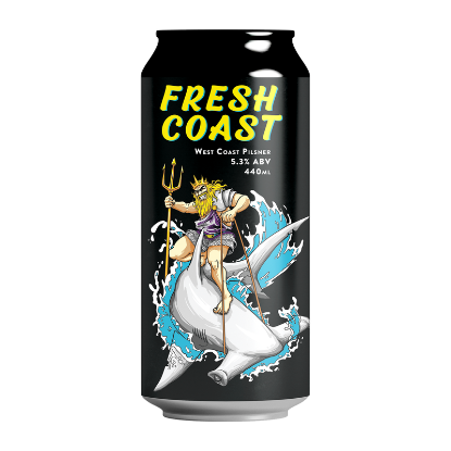 Picture of Double Vision Fresh Coast West Coast Pilsner Can 440ml