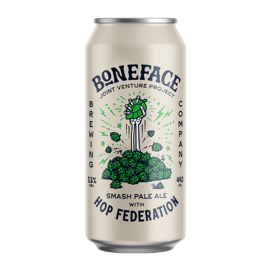 Picture of Boneface x Hop Federation Smash Pale Ale Can 440ml