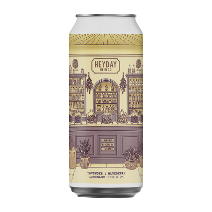 Picture of Heyday Beer Co. Lavender & Blueberry Lemonade Sour Can 440ml