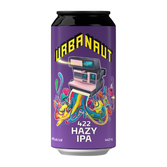 Picture of Urbanaut 422 Hazy IPA Can 440ml
