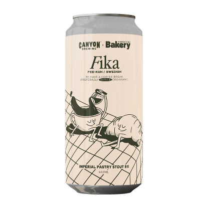 Picture of Canyon Brewing Fika Imperial Pastry Stout Can 440ml